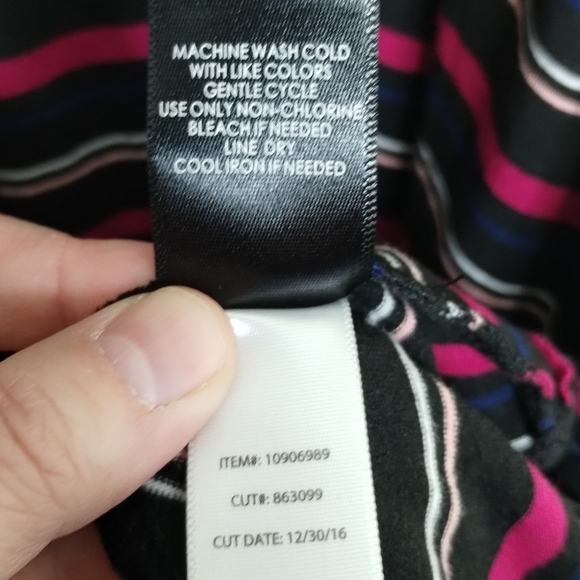 Torrid Multi Color Striped Jersey Open Back Skater Dress Women's Size 3X - Picture 7 of 7